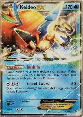 Keldeo EX (49/149) (Darkrai Deck - Jason Klaczynski) [World Championships 2013] | Arkham Games and Comics