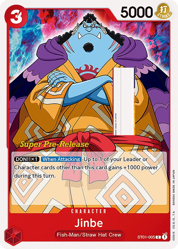 Jinbe [Super Pre-Release Starter Deck: Straw Hat Crew] | Arkham Games and Comics