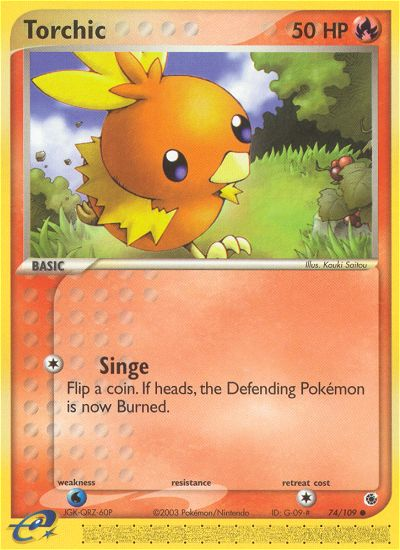 Torchic (74/109) [EX: Ruby & Sapphire] | Arkham Games and Comics