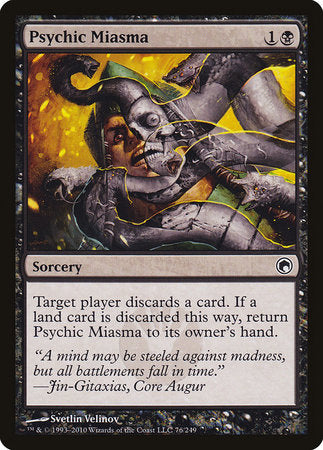 Psychic Miasma [Scars of Mirrodin] | Arkham Games and Comics