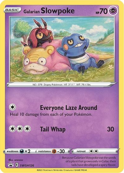 Galarian Slowpoke (SWSH126) [Sword & Shield: Black Star Promos] | Arkham Games and Comics