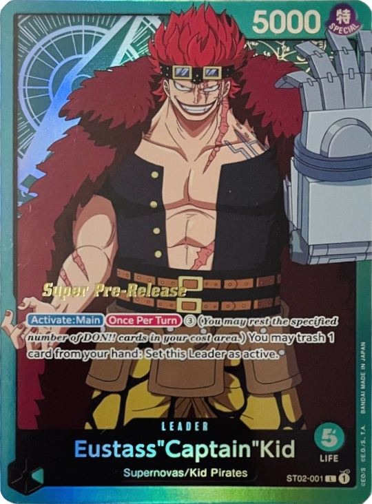 Eustass"Captain"Kid (001) [Super Pre-Release Starter Deck: Worst Generation] | Arkham Games and Comics