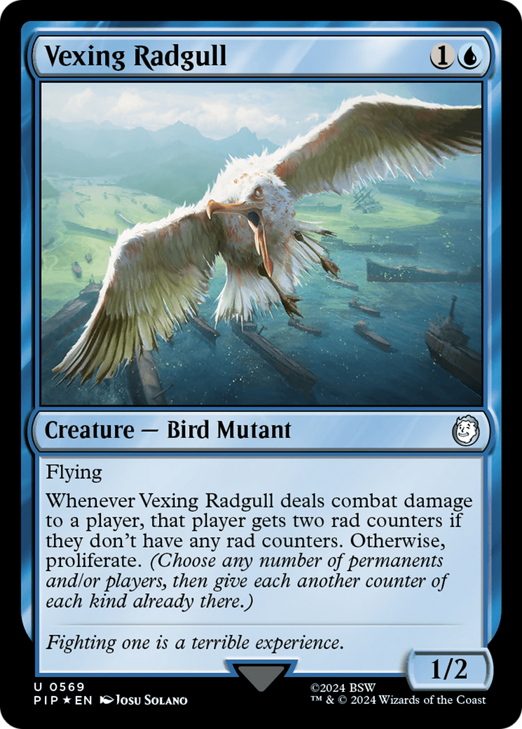 Vexing Radgull (Surge Foil) [Fallout] | Arkham Games and Comics