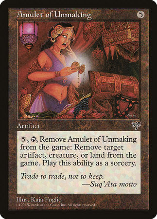 Amulet of Unmaking [Mirage] | Arkham Games and Comics