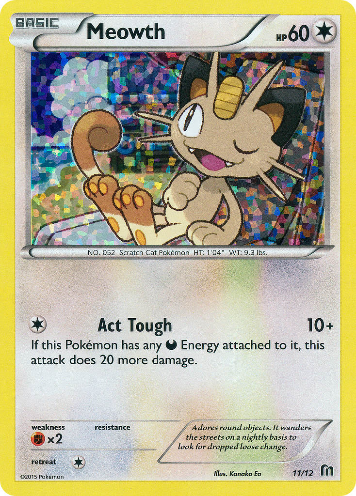 Meowth (11/12) [McDonald's Promos: 2016 Collection] | Arkham Games and Comics