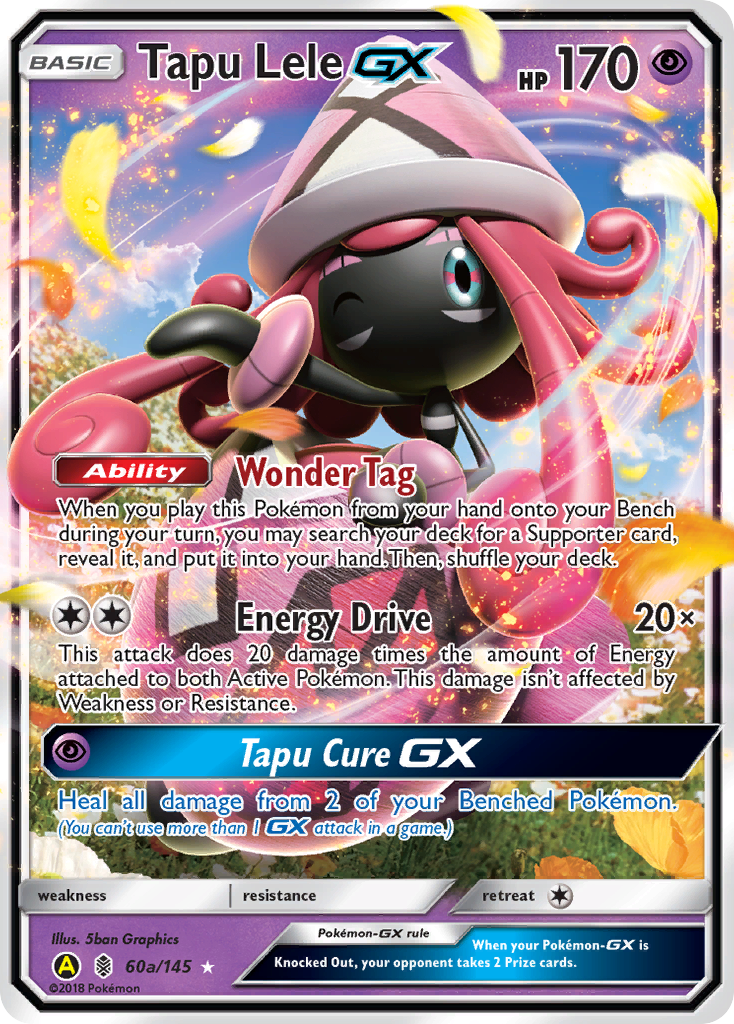 Tapu Lele GX (60a/145) [Alternate Art Promos] | Arkham Games and Comics