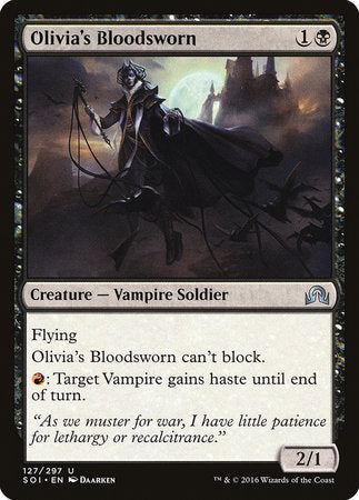 Olivia's Bloodsworn [Shadows over Innistrad] | Arkham Games and Comics