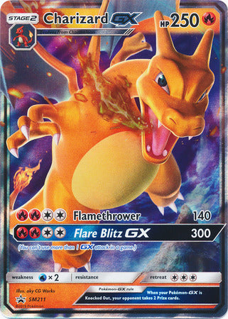 Charizard GX (SM211) (Jumbo Card) [Sun & Moon: Black Star Promos] | Arkham Games and Comics