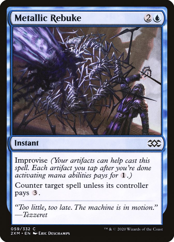 Metallic Rebuke [Double Masters] | Arkham Games and Comics