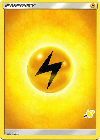 Lightning Energy (Pikachu Stamp #27) [Battle Academy 2020] | Arkham Games and Comics