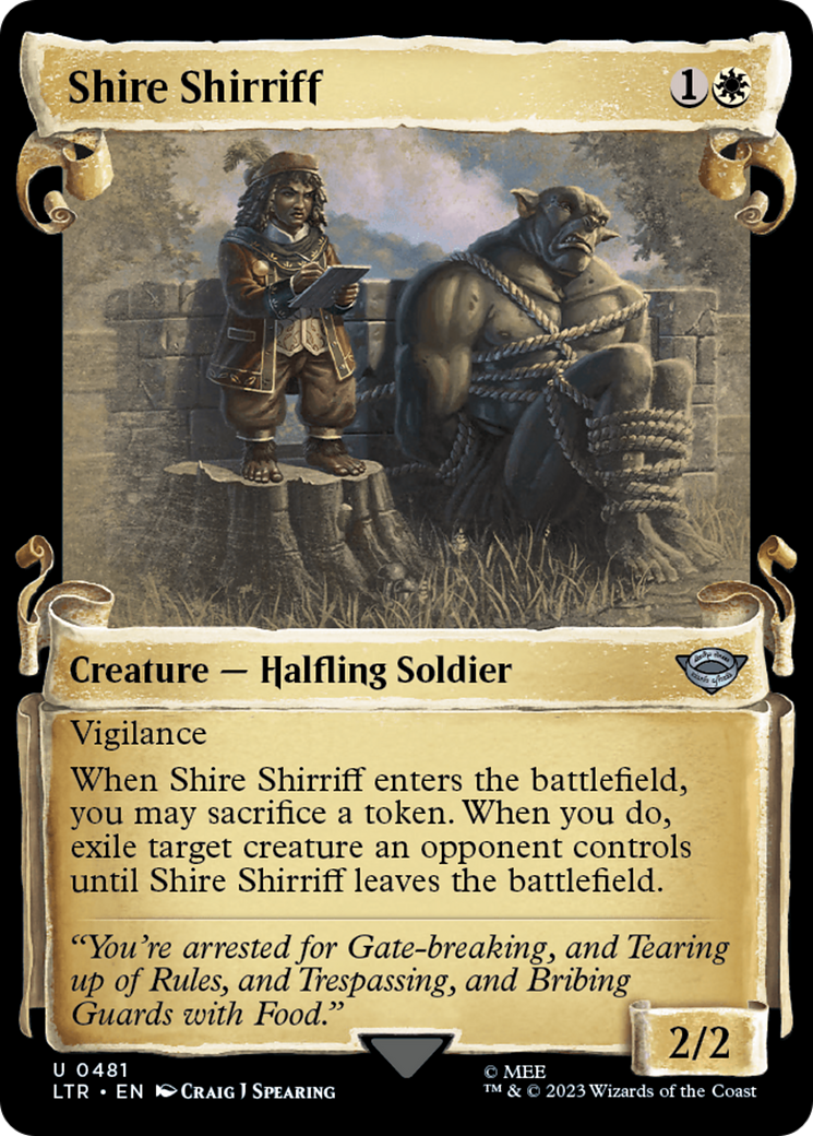 Shire Shirriff [The Lord of the Rings: Tales of Middle-Earth Showcase Scrolls] | Arkham Games and Comics