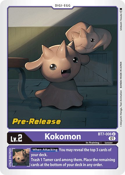 Kokomon [BT7-006] [Next Adventure Pre-Release Cards] | Arkham Games and Comics