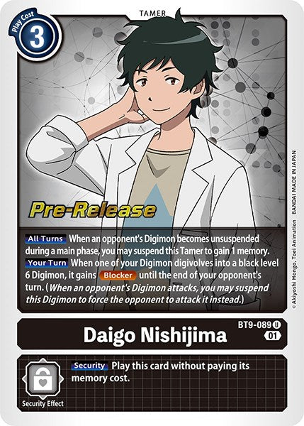 Daigo Nishijima [BT9-089] [X Record Pre-Release Promos] | Arkham Games and Comics