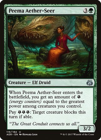 Peema Aether-Seer [Aether Revolt] | Arkham Games and Comics