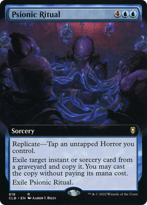 Psionic Ritual (Extended Art) [Commander Legends: Battle for Baldur's Gate] | Arkham Games and Comics