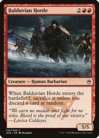 Balduvian Horde [Masters 25] | Arkham Games and Comics