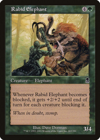 Rabid Elephant [Odyssey] | Arkham Games and Comics