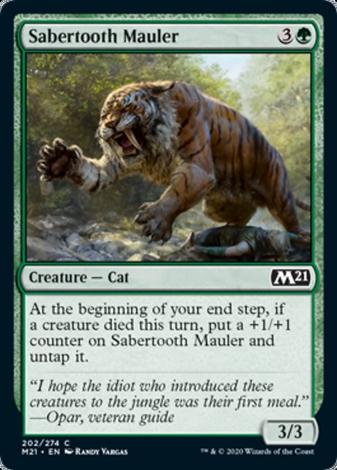 Sabertooth Mauler [Core Set 2021] | Arkham Games and Comics