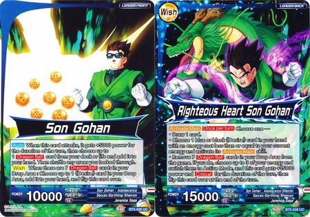 Son Gohan // Righteous Heart Son Gohan (BT5-026) [Miraculous Revival] | Arkham Games and Comics