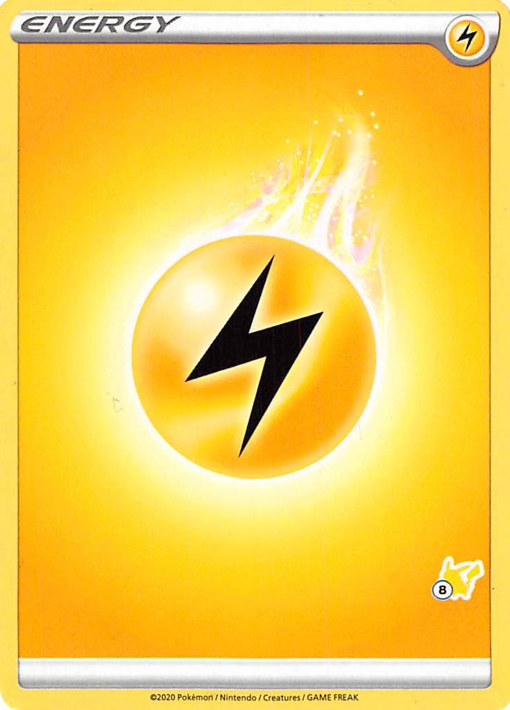 Lightning Energy (Pikachu Stamp #8) [Battle Academy 2022] | Arkham Games and Comics