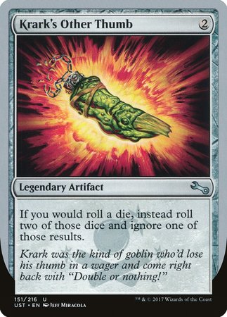 Krark's Other Thumb [Unstable] | Arkham Games and Comics