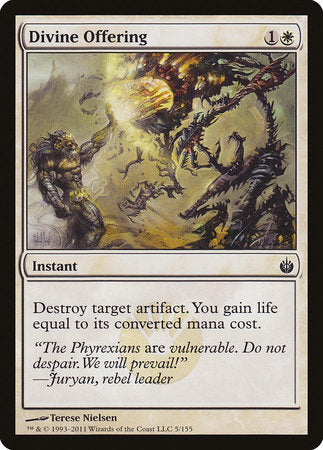 Divine Offering [Mirrodin Besieged] | Arkham Games and Comics