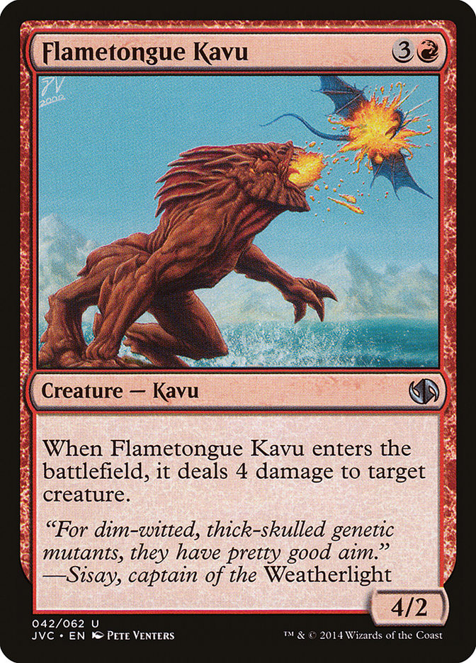 Flametongue Kavu [Duel Decks Anthology] | Arkham Games and Comics