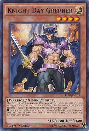 Knight Day Grepher [BP03-EN109] Rare | Arkham Games and Comics