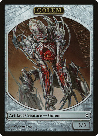 Golem Token [New Phyrexia Tokens] | Arkham Games and Comics