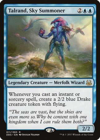 Talrand, Sky Summoner [Duel Decks: Mind vs. Might] | Arkham Games and Comics