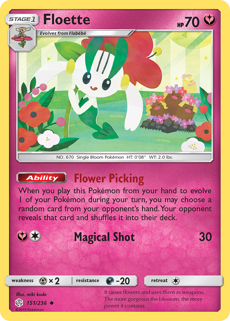 Floette (151/236) [Sun & Moon: Cosmic Eclipse] | Arkham Games and Comics