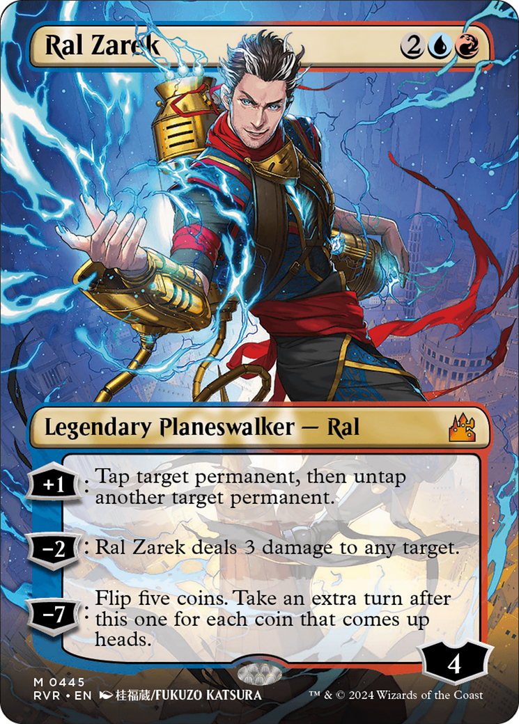 Ral Zarek (Anime Borderless) [Ravnica Remastered] | Arkham Games and Comics