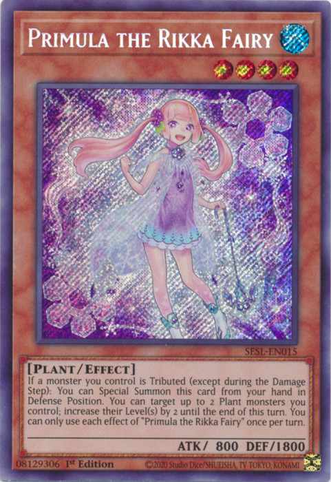 Primula the Rikka Fairy [SESL-EN015] Secret Rare | Arkham Games and Comics