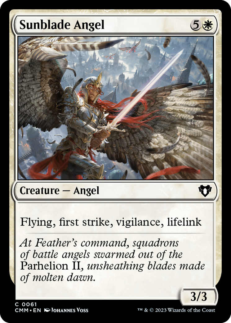 Sunblade Angel [Commander Masters] | Arkham Games and Comics