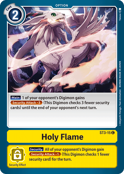 Holy Flame [ST3-15] [Starter Deck: Heaven's Yellow] | Arkham Games and Comics