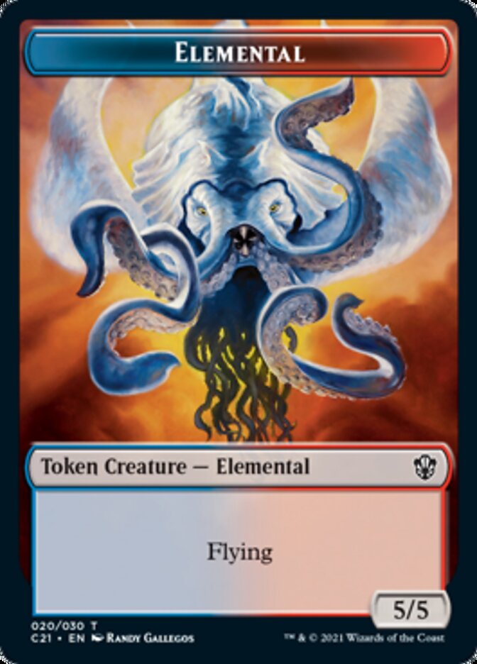 Elemental (020) // Copy Token [Commander 2021 Tokens] | Arkham Games and Comics