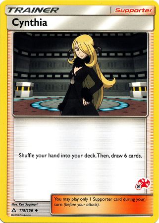 Cynthia (119/156) (Charizard Stamp #21) [Battle Academy 2020] | Arkham Games and Comics