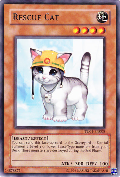 Rescue Cat [TU01-EN008] Rare | Arkham Games and Comics