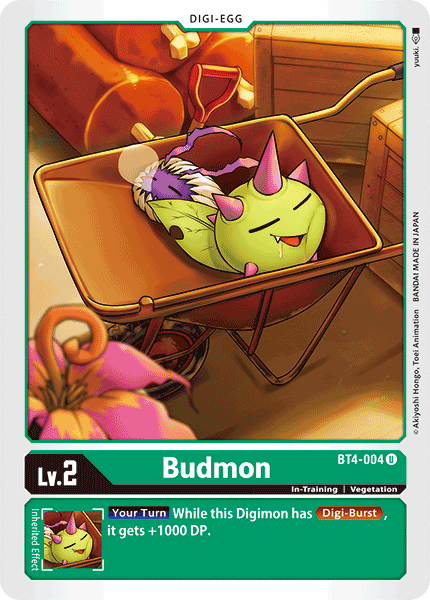 Budmon [BT4-004] [Great Legend] | Arkham Games and Comics