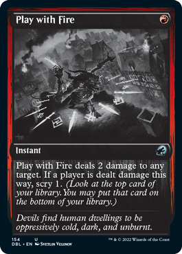 Play with Fire [Innistrad: Double Feature] | Arkham Games and Comics