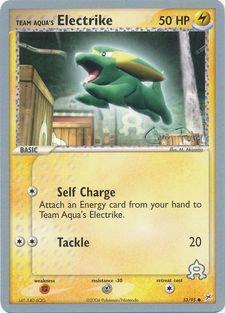 Team Aqua's Electrike (53/95) (Blaziken Tech - Chris Fulop) [World Championships 2004] | Arkham Games and Comics