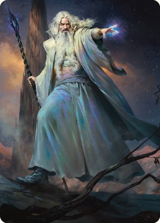 Saruman of Many Colors Art Card [The Lord of the Rings: Tales of Middle-earth Art Series] | Arkham Games and Comics