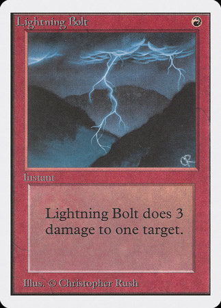 Lightning Bolt [Unlimited Edition] | Arkham Games and Comics