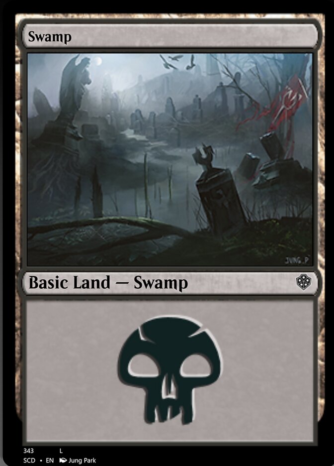 Swamp (343) [Starter Commander Decks] | Arkham Games and Comics