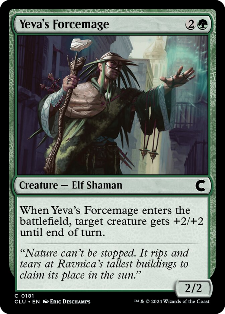 Yeva's Forcemage [Ravnica: Clue Edition] | Arkham Games and Comics