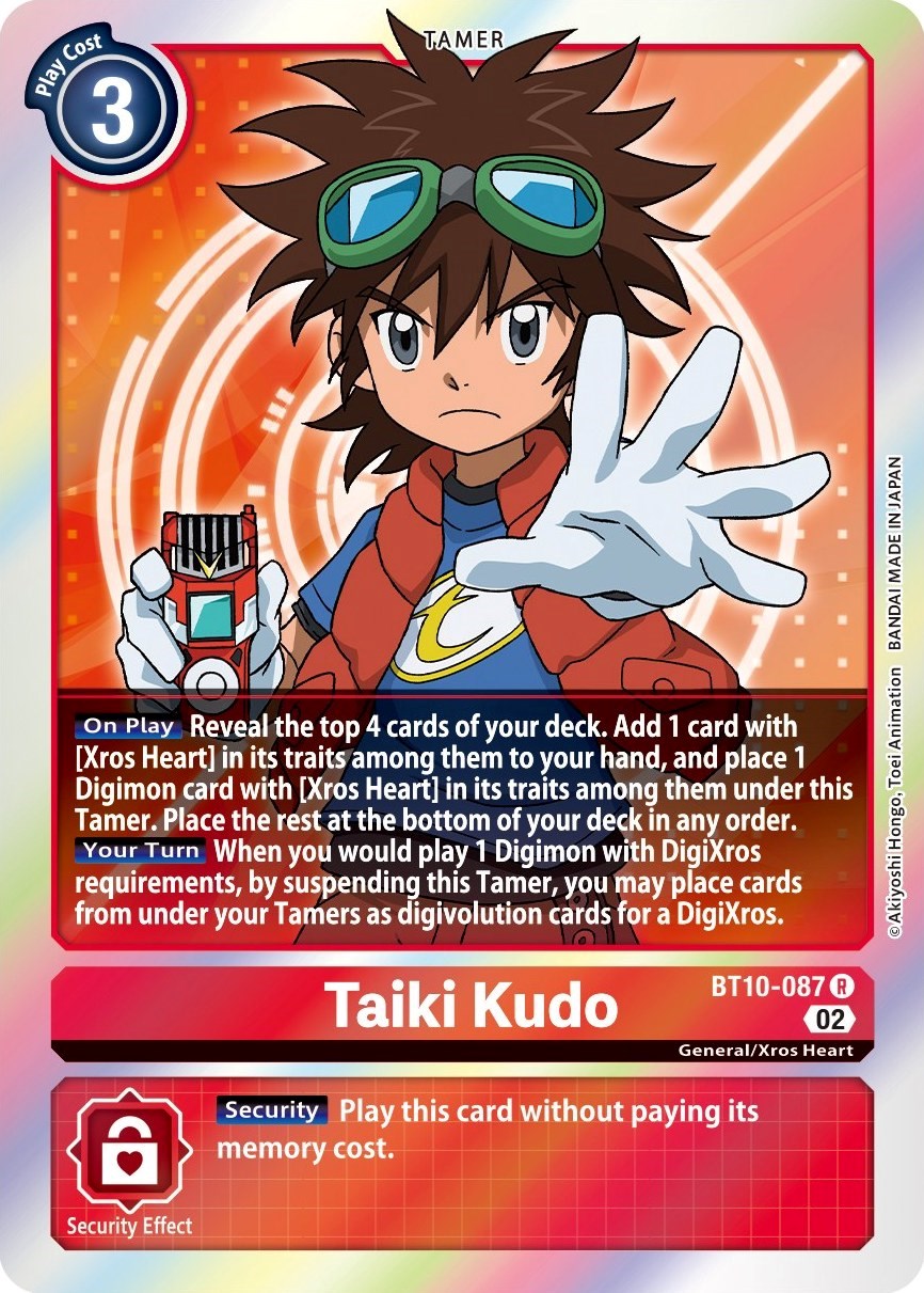 Taiki Kudo [BT10-087] [Xros Encounter] | Arkham Games and Comics