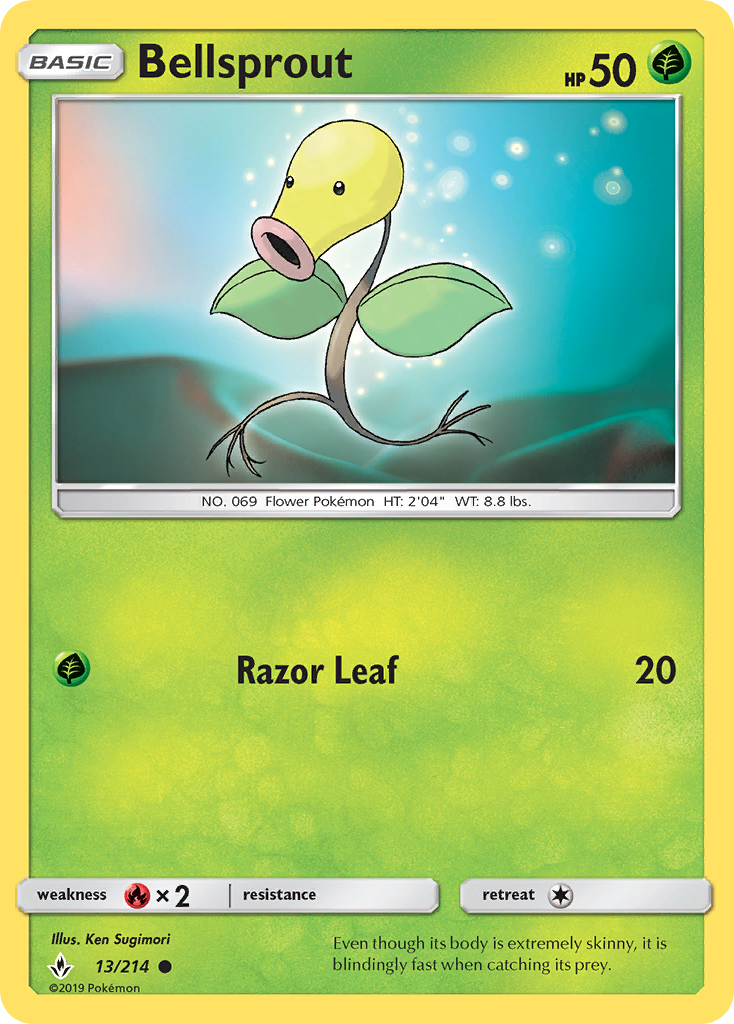 Bellsprout (13/214) [Sun & Moon: Unbroken Bonds] | Arkham Games and Comics