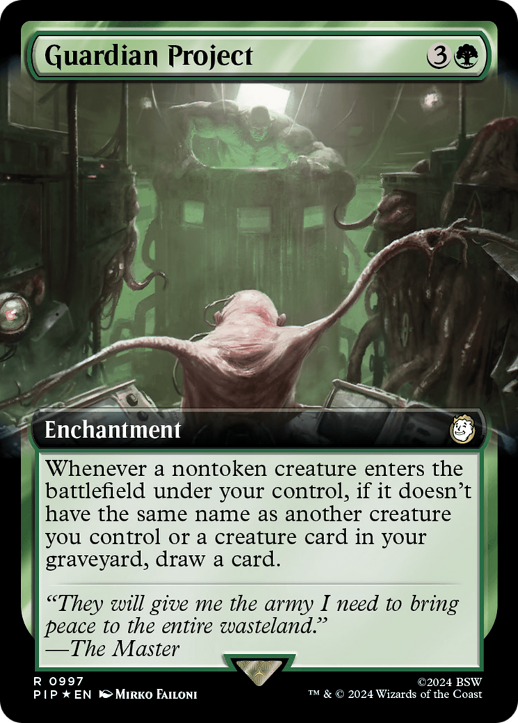 Guardian Project (Extended Art) (Surge Foil) [Fallout] | Arkham Games and Comics
