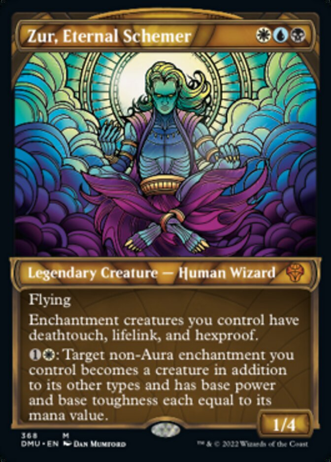 Zur, Eternal Schemer (Showcase Textured) [Dominaria United] | Arkham Games and Comics