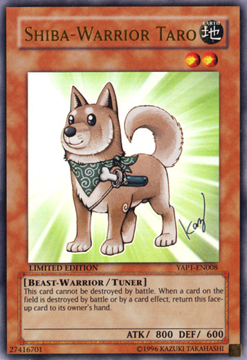 Shiba-Warrior Taro [YAP1-EN008] Ultra Rare | Arkham Games and Comics